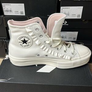 converse vintage white egret black ctas lift hi